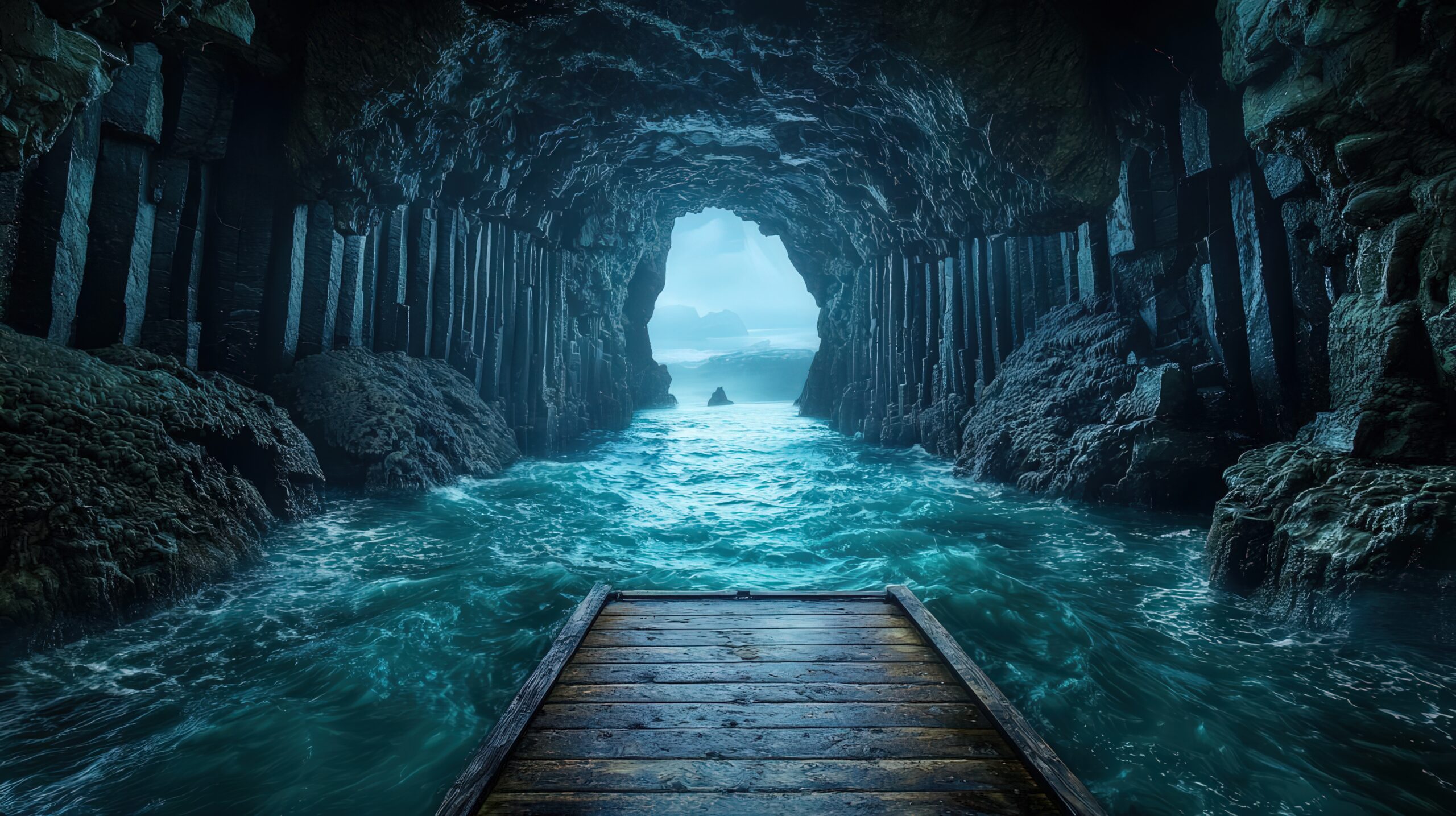Realistic Dramatic Fingal's Cave